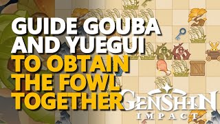 Guide Gouba and Yuegui to obtain the Fowl together Genshin Impact [upl. by Monney]