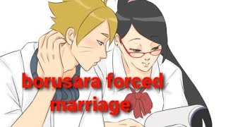 borusara forced marriage ep 6 a bad news  sarada is suspicious about boruto  typicaltexterxx [upl. by Edvard768]