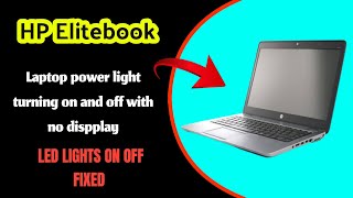 HP EliteBook 840 Laptop Lights On Off Issue  Laptop Not Turning on  Caps lock Blinking [upl. by Ozan]