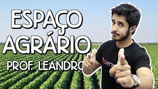 Espaço Agrário Sistemas agrícolas  Geografia  Prof Leandro Almeida [upl. by Jeramie845]