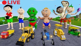 Bittu Sittu Cartoon Part 31  Jcb Wala Cartoon  Gadi Wala Cartoon  Pagal Beta  Desi Comedy Video [upl. by Mars162]