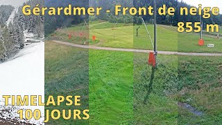 Gérardmer  La Mauselaine ⏩ Timelapse 100 jours [upl. by Trent]