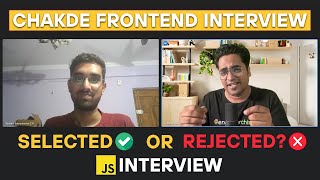 65 Years Experienced Best Javascript Interview  Chakde Frontend Interview EP  12 [upl. by Julia873]