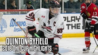 Quinton Byfield  2018 OHL Cup Highlights [upl. by Betthezel]