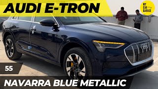 Audi e tron 55 quattro 2022  interior  Navarra Blue Metallic Colour  Walkaround  My car garage [upl. by Ak]