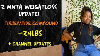 2 Month GLP 1 Weight Loss Update  TirzepatideZepbound [upl. by Iphagenia]