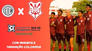 CONFIANÇA X SERGIPE I RODADA 06 I SERGIPANO SUB20 A1 2024 I AO VIVO E COM IMAGENS [upl. by Rimahs]