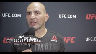 UFC Ft Lauderdale Glover Teixeira  quotEu sabia que se chegasse no chão eu ia finalizarquot [upl. by Eelah]