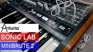 Arturia MiniBrute 2 Semi Modular Synth  SonicLAB Review [upl. by Adnilasor]