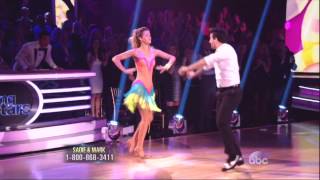 Mark Ballas amp Sadie Robertson dancing Cha cha cha on DWTS 9 15 14 [upl. by Mahla699]