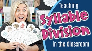 Types of Syllables  How to Teach Syllable Division [upl. by Ameg]