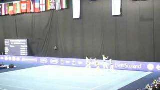 ACROGYM WK IAGC 2008 HEREN VIER GREAT BRITAIN [upl. by Dranoel]