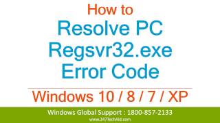 How to Resolve PC Regsvr32 exe Error Code [upl. by Ginger]