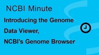 NCBI Minute Introducing the Genome Data Viewer NCBIs Genome Browser [upl. by Evelin]