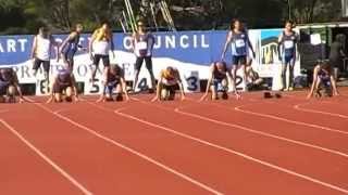 100m Final Mens 5054 National Masters Championships [upl. by Ayoral]