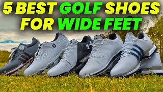 5 Best Golf Shoes For Wide Feet 2024 Wide Width Golf Shoes for All Players [upl. by Tertia]