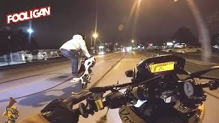 Mini Drag Races at Night  Grom Wheelies [upl. by Trevorr]