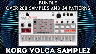 Korg Volca Sample2  Ideas  Synth Warp Bundle 251 samples and 40 patterns [upl. by Haon886]