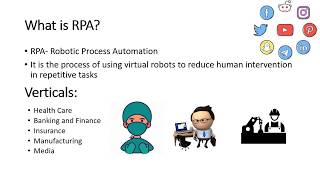 Introduction to RPAUiPathAutomationAnywhereBluePrismPegaRobots [upl. by Brandt]