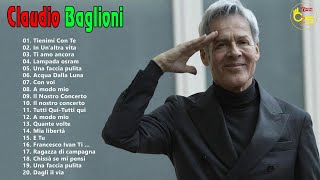 Le Migliori Canzoni Di Claudio Baglioni  Nuova Playlist Di Claudio Baglioni Dal Vivo [upl. by Elawalo]