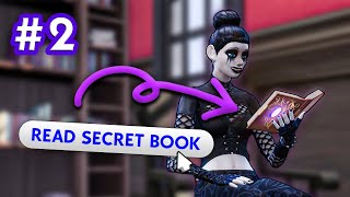 Unlocking a secret tome Sims 4 Grim Reaper Series EP 2 [upl. by Auohc4]