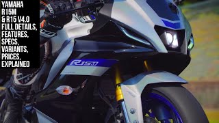 Yamaha R15M R15 V40 Variants Price Details Features Explained [upl. by Asserak892]