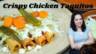 Chicken TAQUITOS  Authentic easy and delicious recipe [upl. by Grimbly]