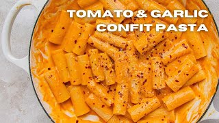 Simple cherry tomato and garlic confit pasta [upl. by Dupaix730]