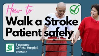 How to walk a Stroke Patient safely [upl. by Serle]