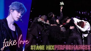 BTS Fake Love Stage Mix  A Mesmerizing Journey Through Heartbreak  🔥🔥 Fake love stage mix 🔥🔥 [upl. by Gnni]