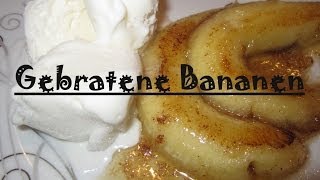 Gebratene Bananen mit Honig  Schnelles Dessert [upl. by Hsac]