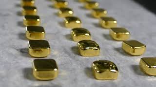 Gold Bars Manufacturing and Refining Process  Procédé de Fabrication et Affinage de Lingot dOr [upl. by Sateia]