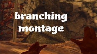 3 minutes of branching  gorilla tag montage [upl. by Timofei152]