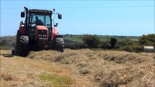 Massey Ferguson 6290  Baling Hay HD [upl. by Zaraf]