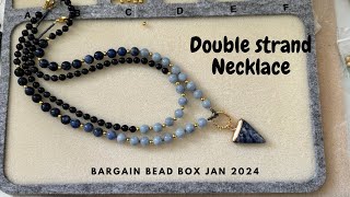 Double strand Necklace using BBB subscription for Jan 2024🤩🤩🤩 [upl. by Leumas]