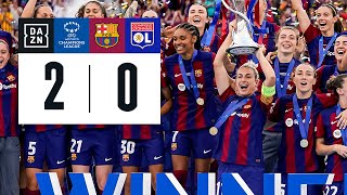 FC Barcelona vs Lyon 20  Resumen y goles  UEFA Womens Champions League 202324 [upl. by Nosreve]