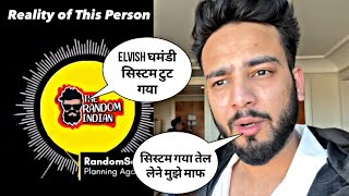 Randomsena React for elvish yadav sorry video  randomsena final reply to elvish yadav for sorry [upl. by Ranna]