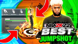 THE BEST JUMPSHOT ON NBA 2K22 100 GREEN WINDOW amp FASTEST JUMPER [upl. by Vange]