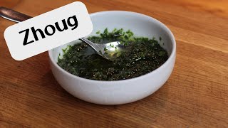 Zhoug  Middle Eastern Spicy Sauce [upl. by Attehcnoc700]