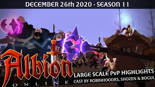 ⚔️ Albion Online  Large Scale PvP Highlights  Dec 26th  Cast by Robinhoodrs Shozen amp Bogul [upl. by Oj]