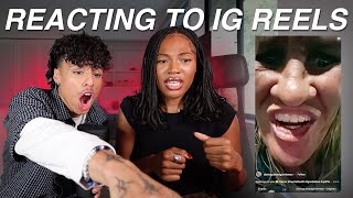 REACTING TO IG REELS FT LARRAY [upl. by Ohce]