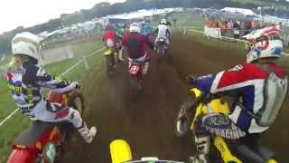 Farleigh Castle VMXDN 2014 U50 Twinshock race 2 [upl. by Levesque349]