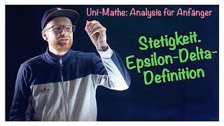 51 Stetigkeit EpsilonDeltaDefinition  Analysis für Anfänger Stetigkeit [upl. by Leonsis]