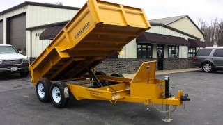 6 X 12 BriMar 10K Deluxe Low Profile Dump Trailer For Sale  Trailer Enterprises [upl. by Nallek]