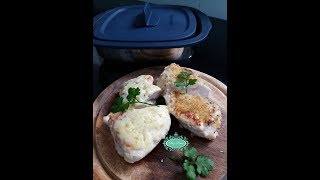 Peito de Frango grelhado e gratinado no microondas com o Micro Grill da Tupperware [upl. by Donal786]