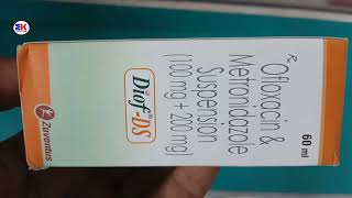 Diof Ds Suspension  Ofloxacin and Metronidazole Suspension  DiofDs Suspension Uses Benefit Dosage [upl. by Adialeda227]