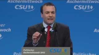 Politischer Aschermittwoch Rede von CSUNiederbayernVorsitzenden Weber [upl. by Rothwell]