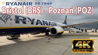 Flight from Bristol BRS to Poznań POZ with Ryanair [upl. by Lindsey]