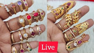 spurthy latest collections is live beautiful Panchaloham rings offer sale 🎁🎁🎁 [upl. by Iem]