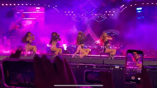 BLACKPINK  Pretty Savage chair dance Coachella week 1 fancam [upl. by Noslien]